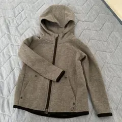 グレー フード付きパーカー 2歳用