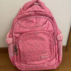 N-hilfe ピンクリュック 星とカバン柄