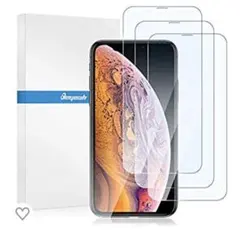 iPhoneXR/iPhone11 6.1インチガラスフィルム3枚セット