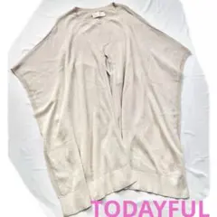 TODAYFUL リネンニットポンチョのサムネイル