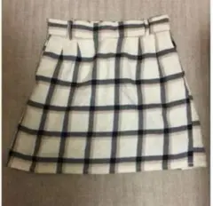 【heather】チェック柄キュロット