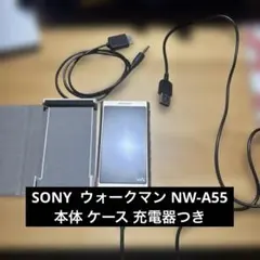 SONY ソニー ウォークマン NW-A55 本体、ケース、コード2つ