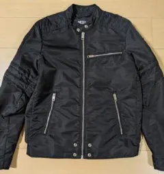 美品】ディーゼル 池田エライザ着用 ライダースジャケット 黒 ブラック