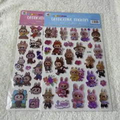LABUBU DECORATIVE STICKERS 2枚セット