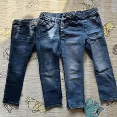 ウエストゴム ジーンズ3点セット 110cm