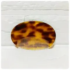 昭和レトロ 鼈甲柄 櫛 くし 半月型 べっ甲柄 和装 着物 髪飾り アンティーク