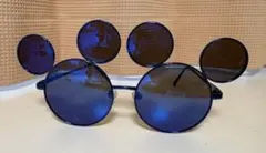 ミッキー型ダークブルーサングラス(パークで購入時のみ使用)
