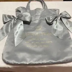 Maison de FLEUR ダブルリボントートバッグ グレーのサムネイル