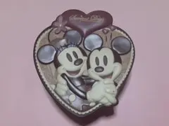 ミッキー&ミニー　小物入れ　　　　　　アクセサリーケース　(中古品)