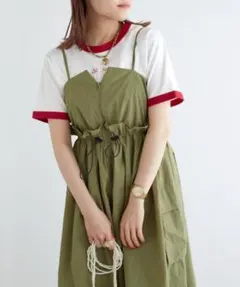 w closet カーゴナイロンキャミワンピースのサムネイル