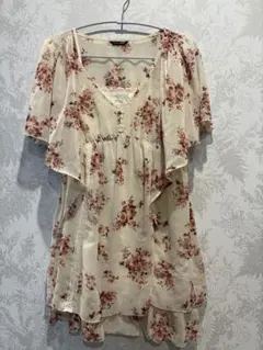L'EST ROSE レストローズ 花柄チュニックワンピースのサムネイル
