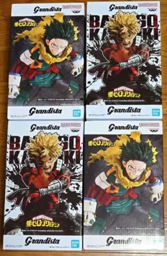 【僕のヒーローアカデミア】Grandista 緑谷出久&爆豪勝己 4個セット