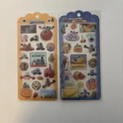 【正規品】 パペットスンスンシール 2枚セット　ドロップジュエリーシール