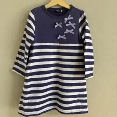 BeBe ストライプワンピース 120センチ