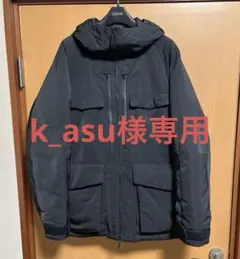 ユニクロ×ホワイトマウンテニアリング　ハイブリッドダウンオーバーサイズパーカ