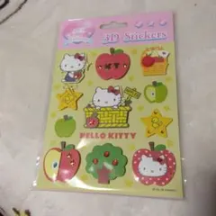 ハローキティ 3Dステッカー リンゴデザイン