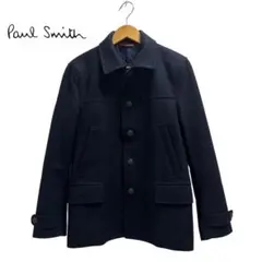 美品　Paul Smith ネイビー ボタン付きジャケット　カシミヤ