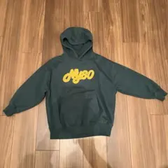 ZARA KIDS パーカー 140 グリーン ロゴ入り フーディー ザラキッズ