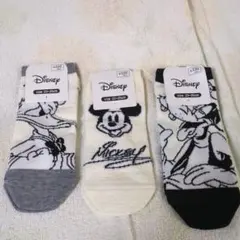 Disney キャラクター靴下 3足セット 23~25cm
