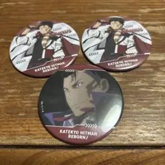 家庭教師ヒットマンREBORNラッキー缶バッジBOX XANXUS