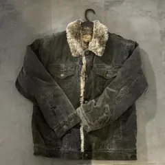 【美品・超希少】古着 コーデュロイ ボアジャケット 裏ボア 襟ボア