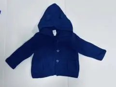 gap ベビー クマ耳アウター 6-12ヶ月 ネイビー