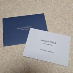ヘッドコンシェルジュ　head SPA トライアルコース ギフトチケット ヘッドコンシェルジュ head SPA トライアルコース ギフトチケット