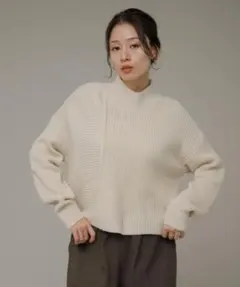 URBAN RESEARCH 畦切替えニットプルオーバー