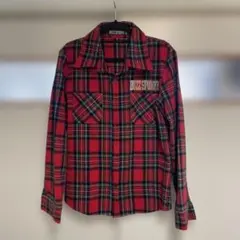 BUZZ SPUNKY レッドチェックネルシャツ