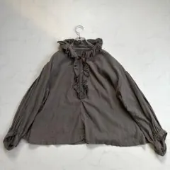25SS✨nest Robe 近江晒しフラワーカラーブラウス　リネンのサムネイル