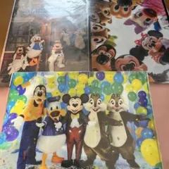 新品　イマジニングザマジック　ミッキー クリアファイル セット