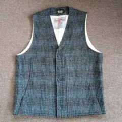 Harris Tweed ベスト 100%ウール
