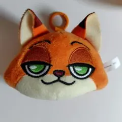ズートピア 一番くじ Happyくじ フェイスぬいぐるみ　マスコット ニック