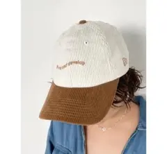 Ungrid アングリッド × NEW ERA キャップ　コーデュロイのサムネイル