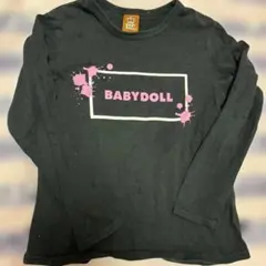 BABYDOLL ブラック 長袖カットソー 130