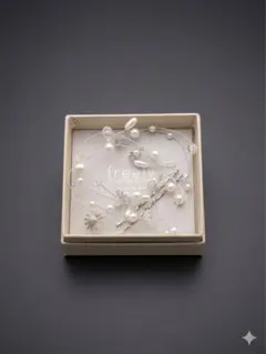 freely パール ヘアアクセサリー　結婚式