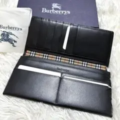 未使用！バーバリー　長財布　ノバチェック　財布　バッグ バーバリー 長財布 財布 レディース ロッキングホース バーバリー