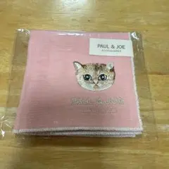 PAUL & JOE 猫刺繍タオルハンカチ