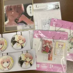 五等分の花嫁 一番くじ　ラストワン賞クリア色紙　中野一花セット　おまけ付き