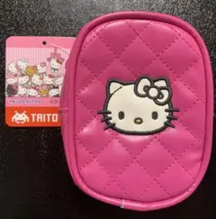 ハローキティ キルト刺繍ポーチ　タイトー限定