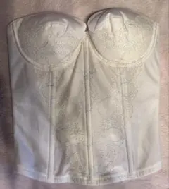 ホワイト コルセット ブライダルインナー　セモア　c70