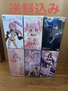 最新プライズセット　フィギュア まとめ売り 6点　　まどマギ　転スラ