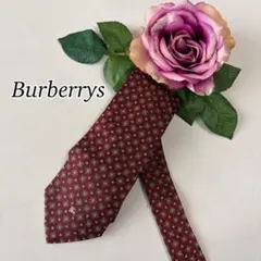 RN31 상태좋음 バーバリー 刺繍 ホースロゴ刺繍 高級感 上品 ネクタイ メンズ