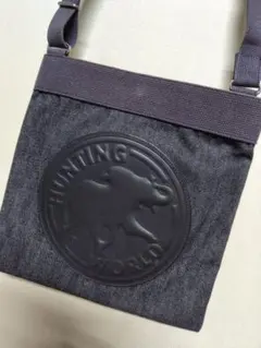 HUNTING WORLD デニムショルダーバック　美品値下げのサムネイル