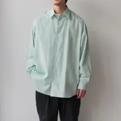 MARKAWARE オーガニックペルーピマコットンローン テントロングシャツ