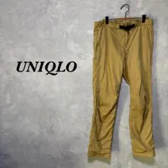 ユニクロ ウォームイージーパンツ カーゴ フリース マスタード S 4713