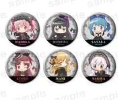 ワルプルギスの廻天　浜松BLACK グリッター缶バッジ　魔法少女まどか☆マギカ