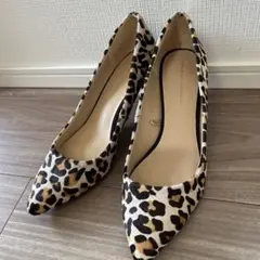 ZARA BASIC ヒョウ柄 ハイヒールのサムネイル