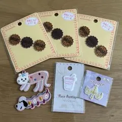 02 アイロンワッペンセット 手芸店購入 かわいい系
