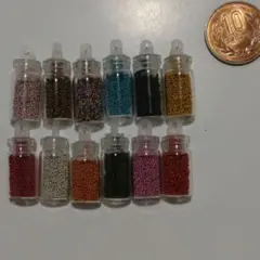 レジン、ジェルネイル用ブリオン 12色セット